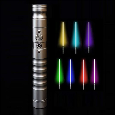 Metal Handle RGB 7 Colors 2 Sets Soundfonts Toys Sword
