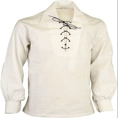 Z&N PRODUCTS White Scottish Highland Shirt
