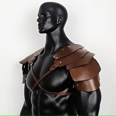 Keland Medieval Leather Pauldron Shoulder
