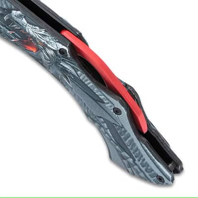 Dragonfire Red Ridgeback Dragon Pocket Knife