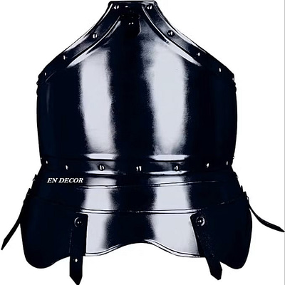 Medieval Steel Blackened Breastplate Armor Jacket