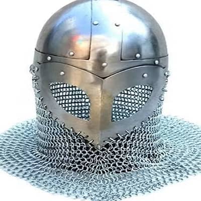 Medieval LARP Norman Viking Armor Helmet