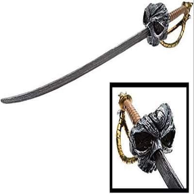 Rubie’s Official Antique Skull face pirate sword