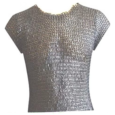 Reenactment Chain Mail Shirt Without Sleeves