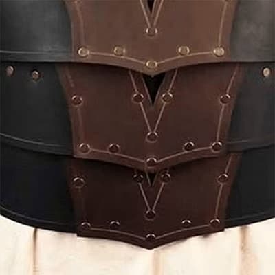Hrippy Pu Leather Medieval Larp