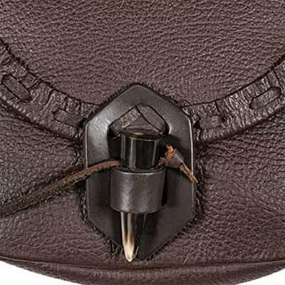 Danlai Retro Pu Leather Medieval Belt Pouch