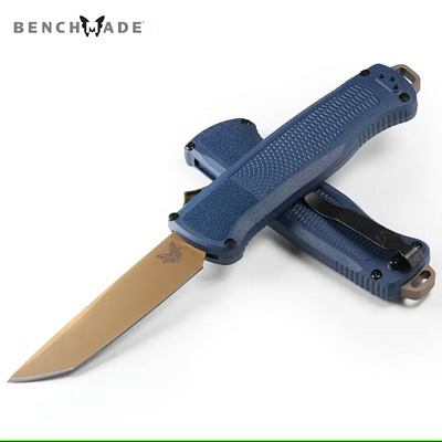 Benchmade Shootout Auto OTF Crater Blue Knife